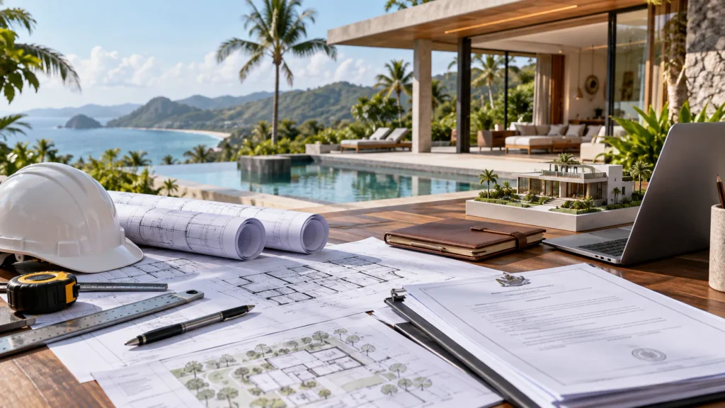 Licencia PBG para construir una villa en Lombok